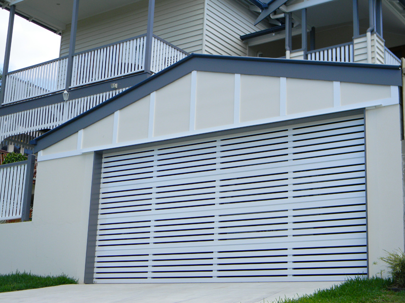 Selections Aluminium Slat 65 Sectional Garage Door Best Doors