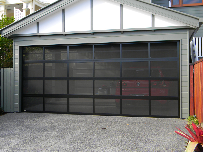 Selections One Way Mesh Sectional Overhead Door