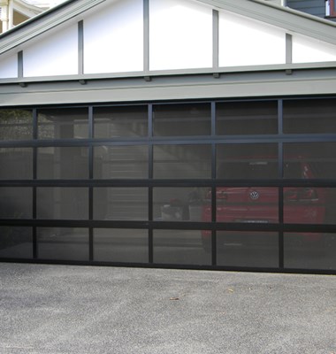 Selections One Way Mesh Sectional Overhead Door Best Doors
