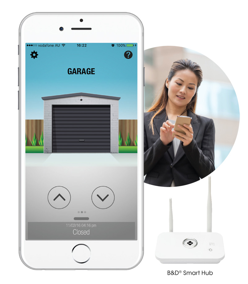 B&D Smart Phone Control Kit For Sectional Doors Best Doors
