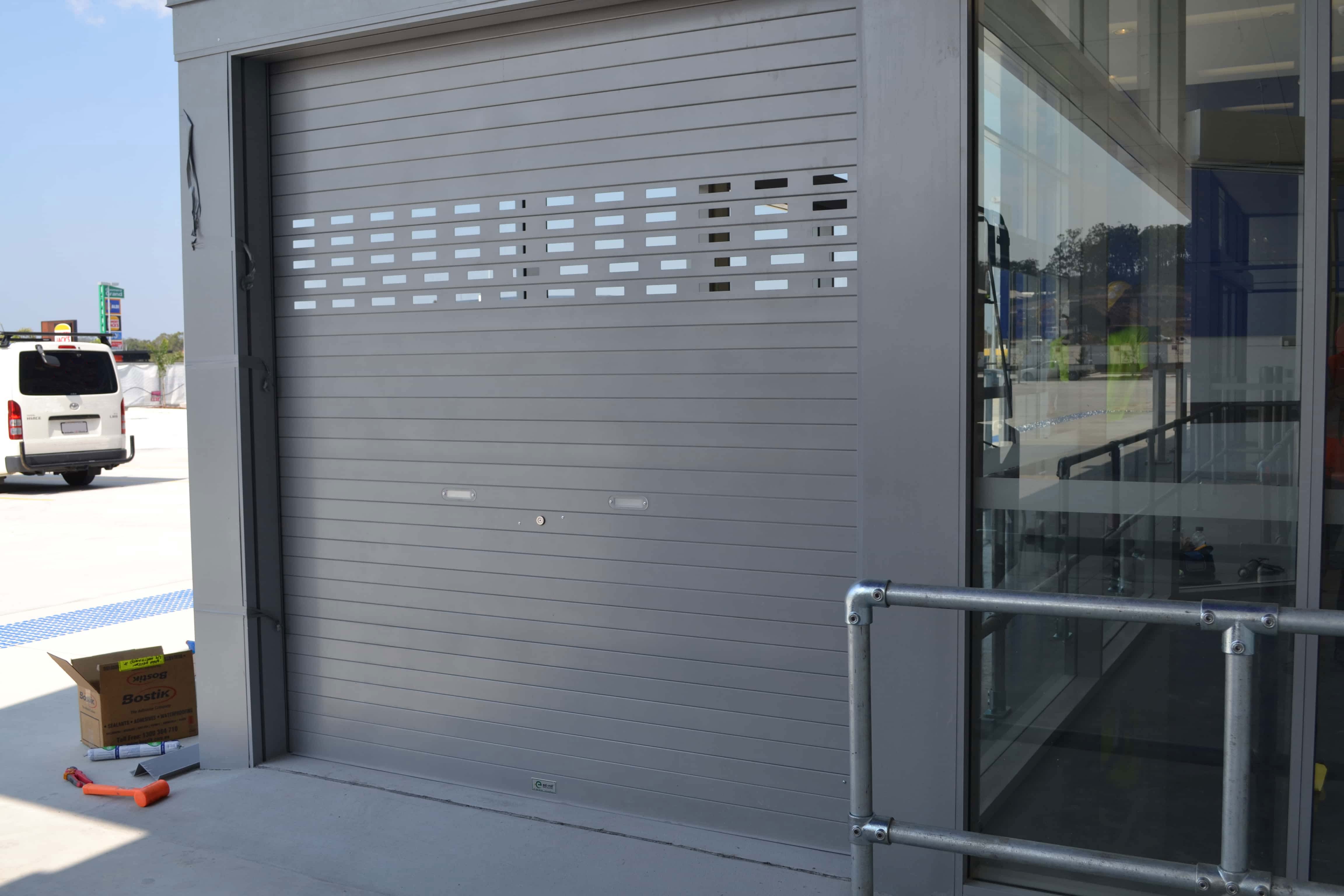 Aluminium roller shutter doors