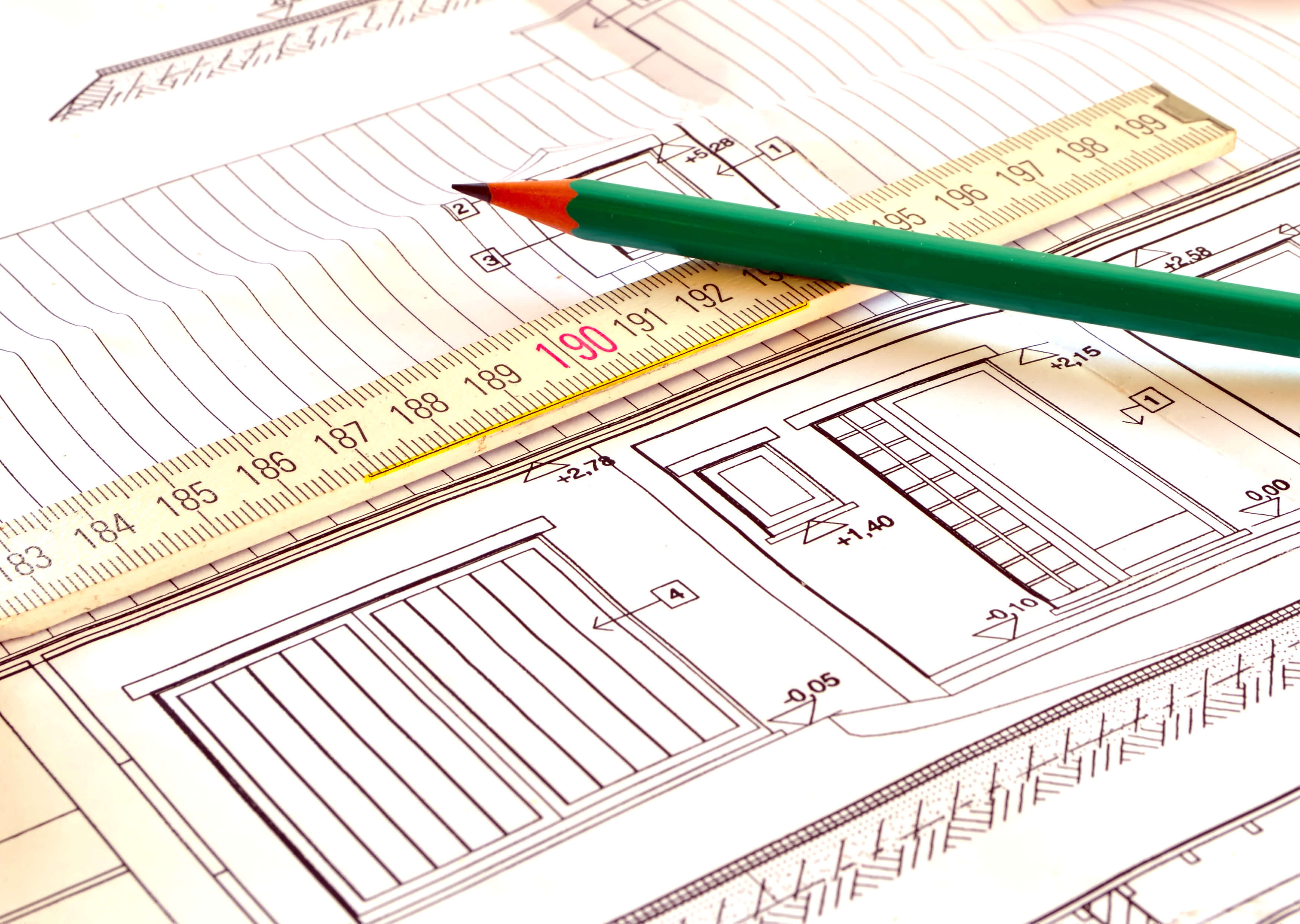 garage door measurements on paper